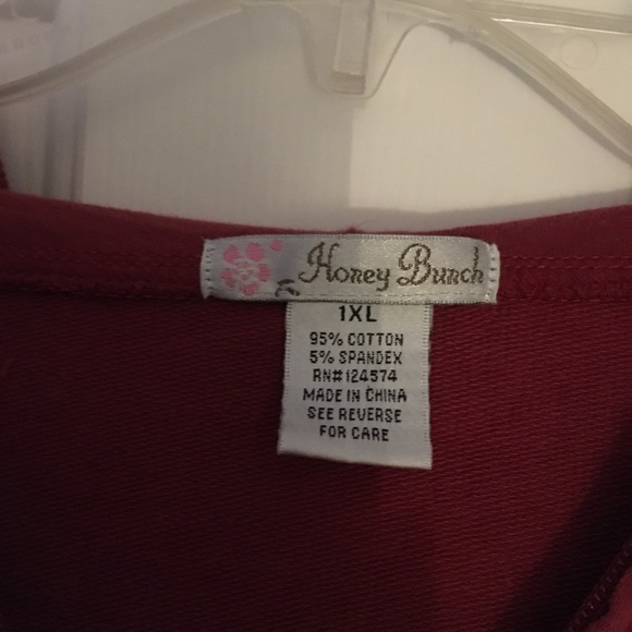 Honey Bunch Sweatsuit Set 1x - Picture 4 of 6